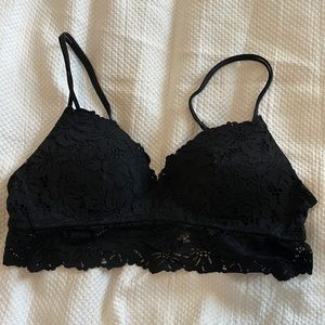 Aerie Black Lace Bra in 34A